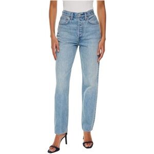 Aritzia Denim Forum The 90s Boyfriend High Loose 30L Light Wash Size 26